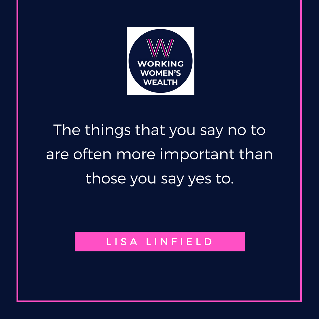 The courage to say no by Lisa Linfield